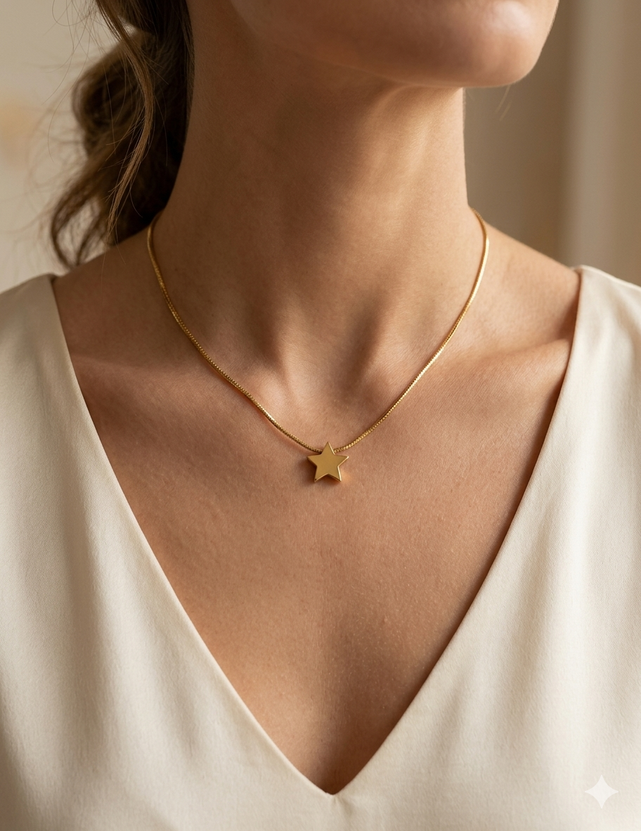 Gargantilla Line Star